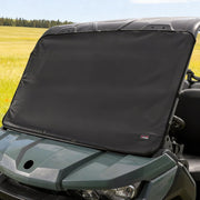 StarknightMT front view of windshield cover showing fit and finish, protects windshield