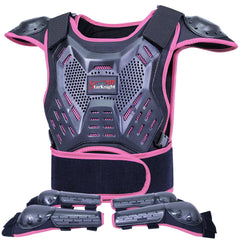 StarknightMT front view chest protector showing full coverage and secure fit