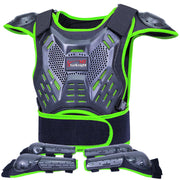 StarknightMT front view chest protector showing full torso coverage and safety