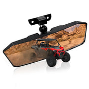 StarknightMT front view showing larger mirror for improved rear visibility
