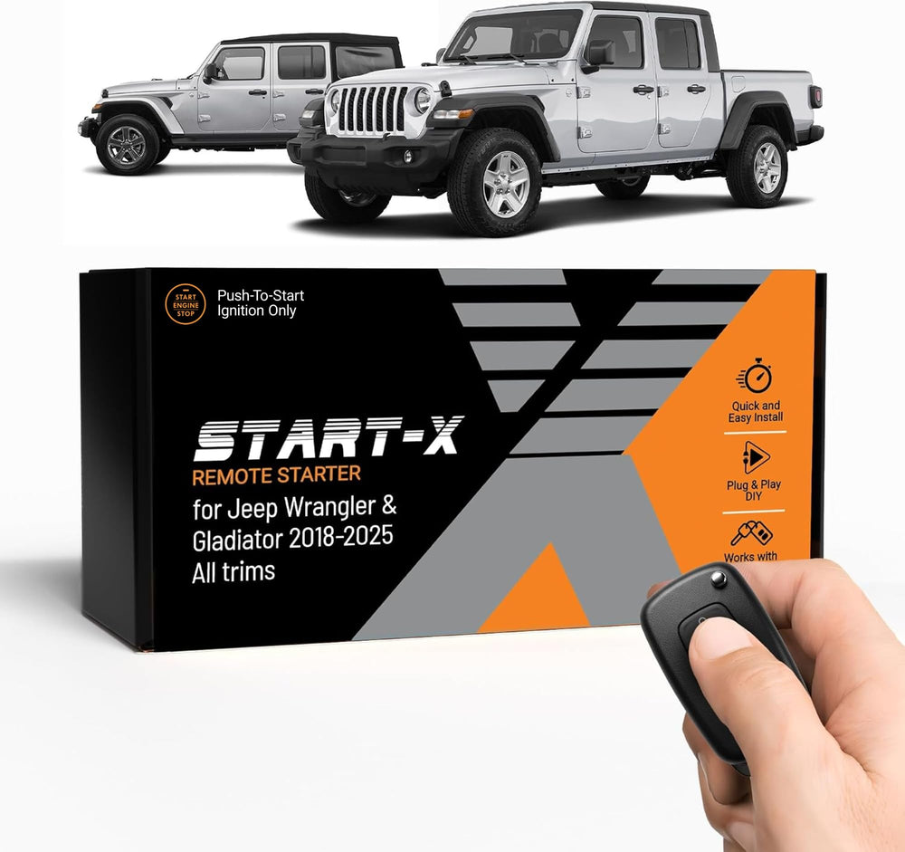 Start-X front package showing kit components and model compatibility benefit