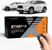 Start-X front packaging showing kit components and vehicle compatibility benefit