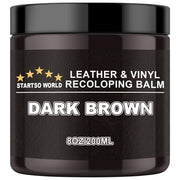 STARTSO WORLD front packaging showing product and benefit of easy leather recoloring