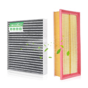 StaunchAuto front packaging showing both engine and cabin filters and fitment benefit