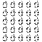 Steelsoft front packaging showing 25 clamps and clear size range, reliable bulk supply
