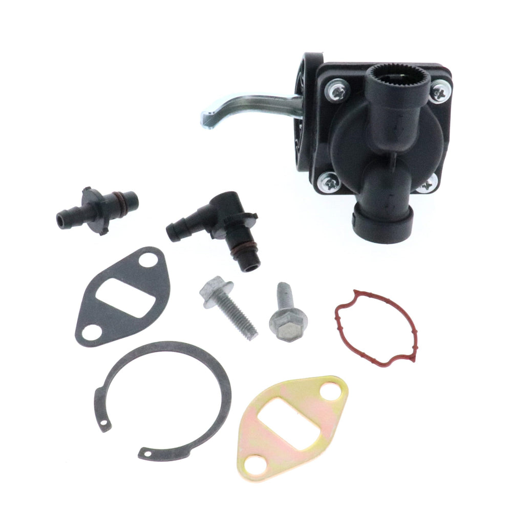 Stens Kohler fuel pump front view showing OEM mounting and correct fit