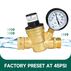 STMOUTUO pressure gauge face showing 0-160 PSI for accurate monitoring