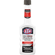 STP bottle front label showing product name and benefits