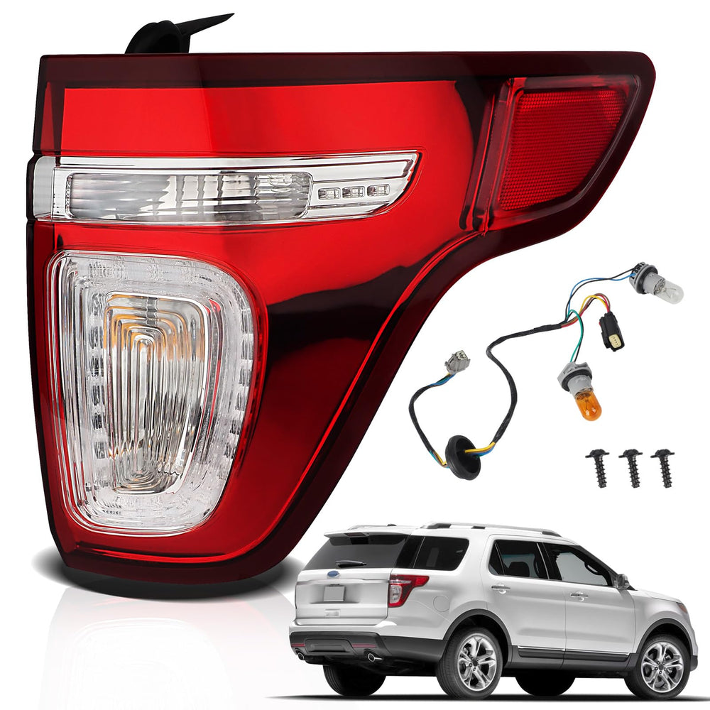 STRAUTOS right tail light front view showing clean finish and fit benefit