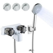 SUBEIXI front-mounted faucet assembly showing compact fit and easy replacement