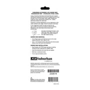 Suburban magnesium anode rod front view showing 9-inch length and thread for easy replacement