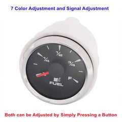 Sucicago LCD with selectable backlight colors showing improved visibility