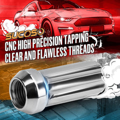 SUCOSO included 7/8" socket displayed with lug nuts for easier hand installation