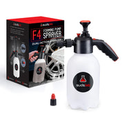 suds.lab front view of F4 foaming sprayer showing compact design and portability