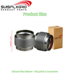 SUISFLXGRO close-up of corrugations demonstrating durable two-ply leak-resistant design