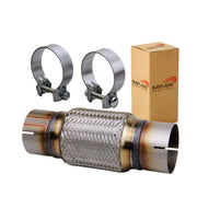 SUISFLXGRO front packaging showing pipe and included clamps for quick fit