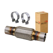 SUISFLXGRO front view showing flex pipe profile and quick clamp benefit