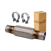 SUISFLXGRO front view of flex pipe showing profile and fit benefit