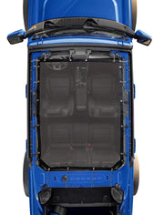 sukemichi front view of bimini top showing full coverage and sun protection