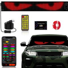 sulmeyhub Devil's Eye front panel view showing clear LED matrix and high visibility