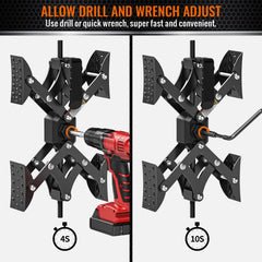 Sulythw stabilizer expanded to full width demonstrating adjustable fit benefit