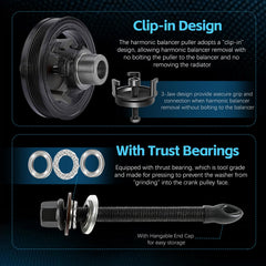 Sunluway installer thrust bearing detail showing smooth installation and crank protection