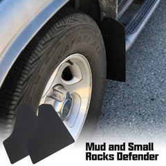 SUNPIE close-up of mud flap texture and flexible edge for durable shielding