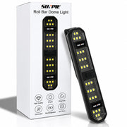 SUNPIE front packaging and light bar showing compact portable benefit