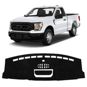 Sunsdrew front view installed on Ford F150 dashboard showing clean fit and protection
