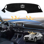 Sunsdrew front view of dash cover showing precise HR-V fit and polished look