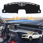 Sunsdrew front view on Maverick dashboard showing clean fit and style