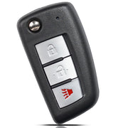 SUPALAND front view of flip key fob showing three-button layout and compatibility benefit