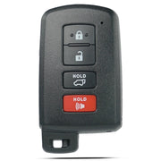 SUPALAND front view key fob showing 4 buttons and OEM fit benefit
