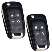 SUPALAND front view of key fob showing button layout and easy replacement benefit