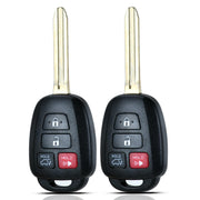 SUPALAND front view of two key fobs showing OEM-style buttons and fit