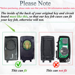 SUPALAND back view of key shell displaying battery compartment fit and protection