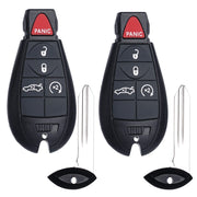 SUPALAND front view of replacement key fob showing buttons and design, reliable replacement
