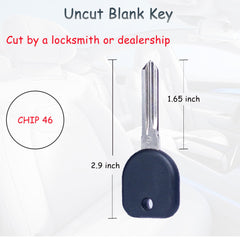 SUPALAND uncut transponder blade detail for locksmith cutting benefit