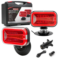 SUPAREE front view of LED tow lights showing compact design and visibility