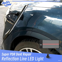 Super PDR closeup of LED strip texture highlighting consistent illumination for repairs