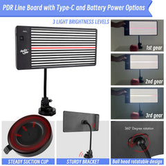 Super PDR suction cup mounted on car door providing stable hands-free placement