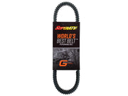 SuperATV belt front packaging showing model and fit benefit