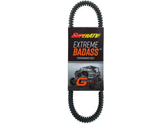SuperATV front packaging view showing belt and fit details improving part confidence