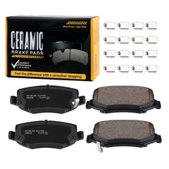 SUPLABEL front packaging showing D1274 rear brake pad set with clear branding and fitment