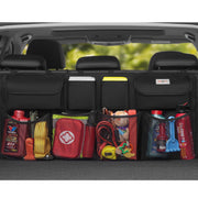 SURDOCA front view of organizer showing roomy compartments and neat storage benefit
