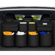 SURDOCA front view showing organized trunk and quick access benefit