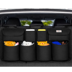 SURDOCA front view showing organized trunk and quick access benefit