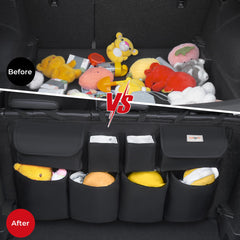 SURDOCA installed against seat to save trunk floor space benefit
