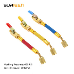 SURIEEN angled 45-degree connector detail for easier access in tight service spaces