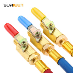 SURIEEN close-up solid brass ball valve demonstrating durable corrosion-resistant control
